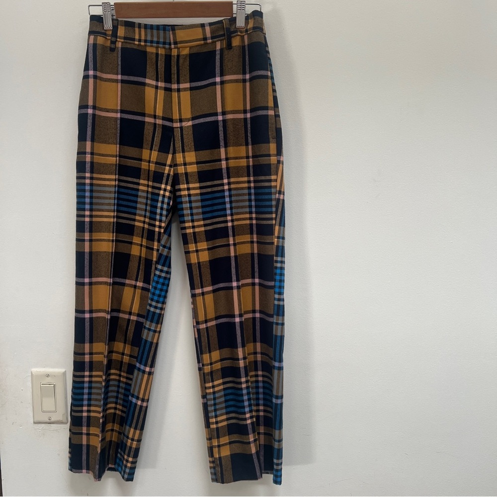 Plaid Pleated Urban Outfitters Trousers
